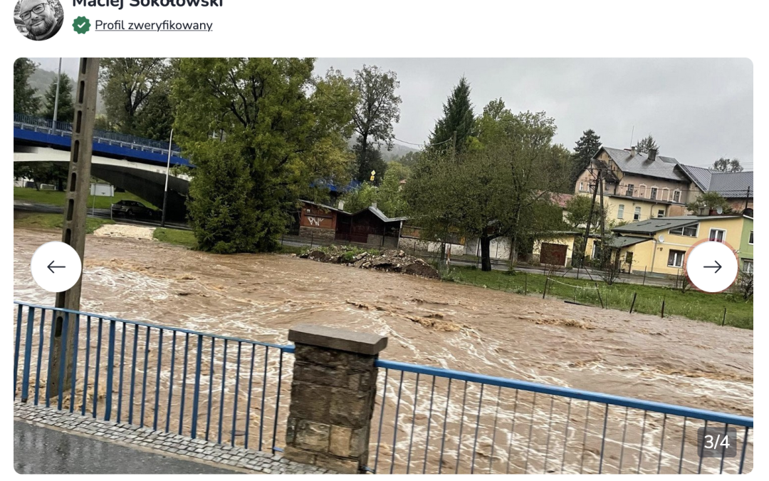 Rozliczenie zrzutki „Festiwal Górski dla powodzian”