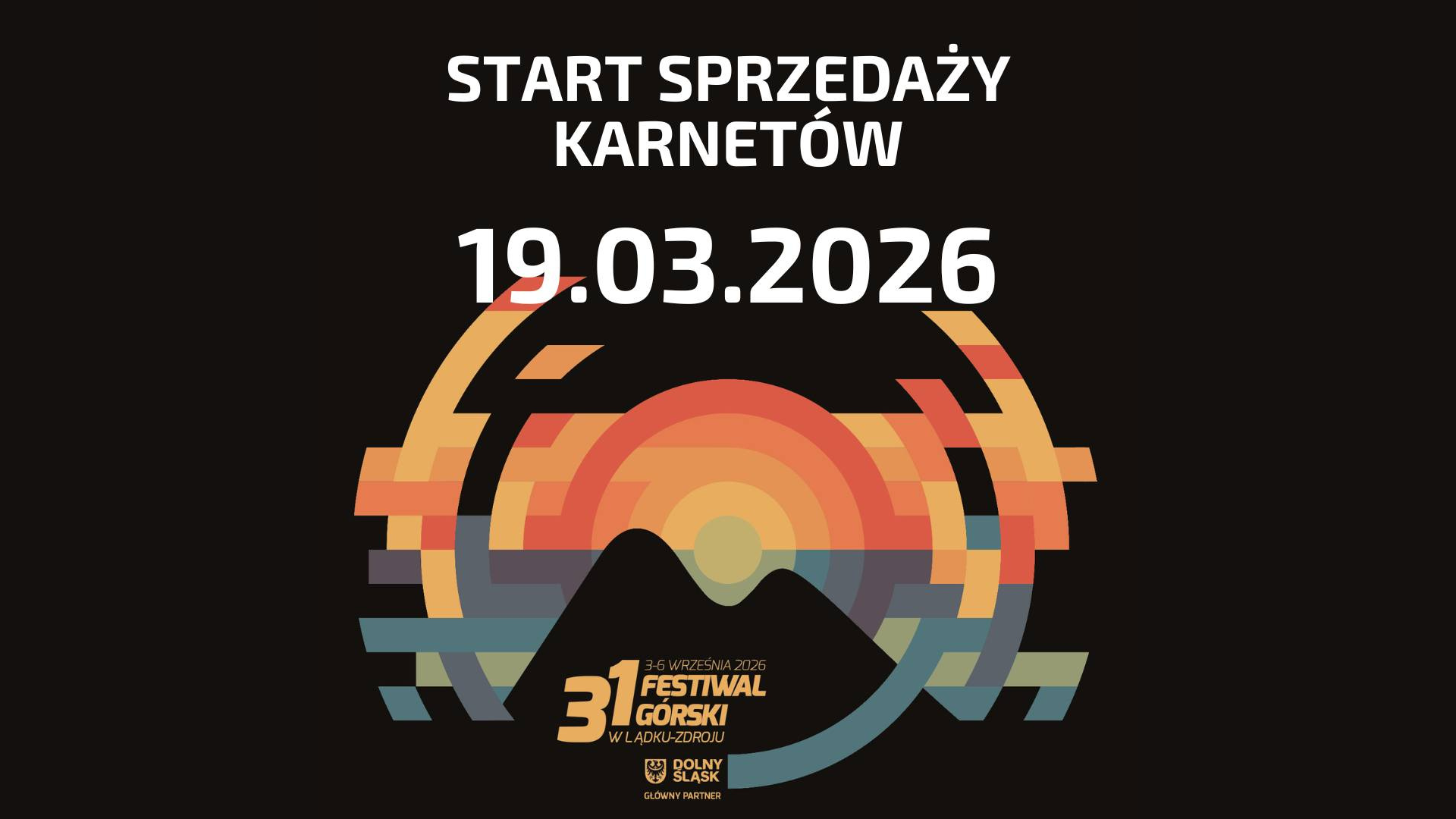 19 marca rusza sprzedaż karnetów na 31. Festiwal Górski w Lądku-Zdroju
